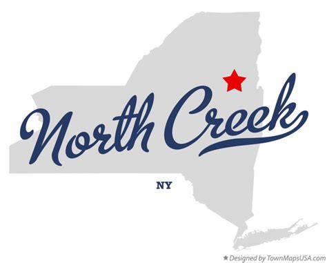 Map Of North Creek Ny New York