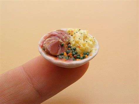 Realistic Sculpted Food Miniatures Miniature Food Tiny Food Clay Food