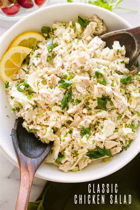 This page contains chicken salad recipes. Classic Chicken Salad Recipe - Diethood