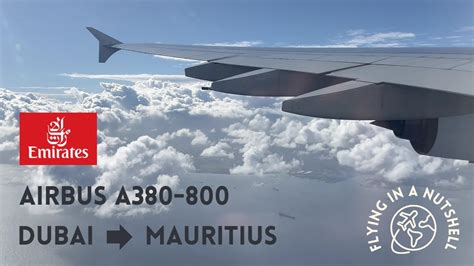 Dubai Mauritius Emirates A380 800 Economy Class Trip Report