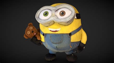 Realitycapture Toy Challenge Stuffed Bob Minion 3d Model By Abby
