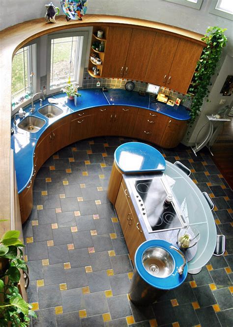 The Coolest Circular Kitchens Around Abode