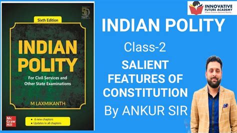Laxmikanth S Indian Polity Class Salient Features Of Constitution Polity For Cdse Nda Hp