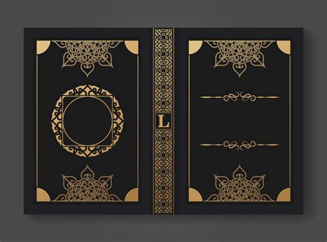 Ornamental Book Cover Design Template 1849298 Vector Art At Vecteezy
