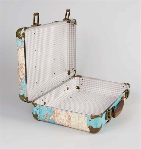 A Bold And Inventive Take On Our Classic Suitcases This Vintage Map
