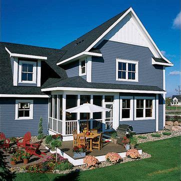 It was a very professional job from start to. Red Barn or BoothBay Blue? Exterior Inspiration | House paint exterior, Exterior house colors ...