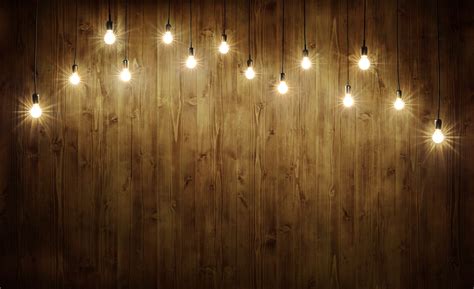 10 Rustic Background With String Lights