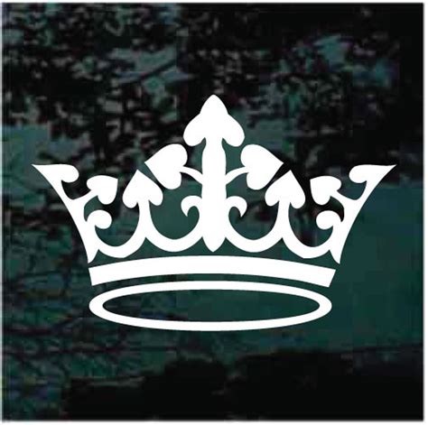 Decorative Filigree Crown Car Decals And Stickers Decal Junky
