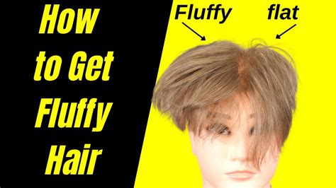 How To Get Fluffy Hair Thesalonguy Youtube