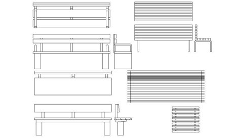 Bench Type Chair Elevation Block Cad Drawing Details Dwg File Cadbull Images And Photos Finder
