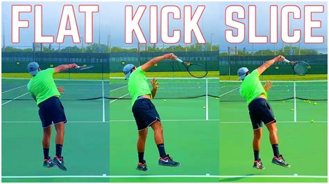 Flat Kick And Slice Serve Lesson With 45 Ntrp Player Youtube