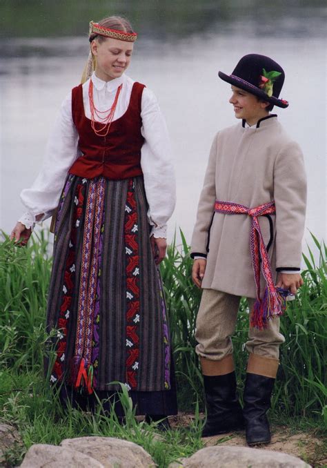 Costumes Of Zanavykija Region Lithuania Kids Around The World People