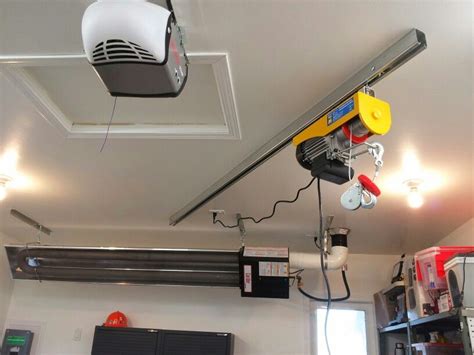 Small Overhead Crane On Track Radiant Heat And Door Ooener Installed