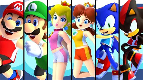 Mario Sonic At The Olympic Games Tokyo M All Characters YouTube