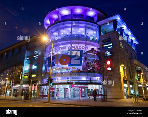 The Cornerhouse At Night Nottingham City Centre England Uk Stock Photo