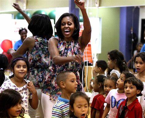 Мишель Обама призывает бороться с ожирением с помощью хип-хопа Картинка - Мишель Обама призывает бороться с ожирением с помощью хип-хопа