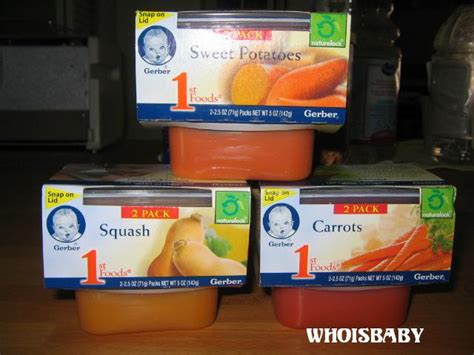 Stage 1 baby food (around six months old) should have a thin, drippy consistency, such as finely pureed fruit or vegetable without pieces or chunks. Family Friend Food & Fun: Baby Food - Stage 1