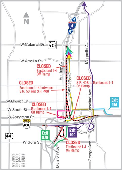Eastbound I 4 In Downtown Orlando Closing Nightly Oct 2 3 I 4 Ultimate