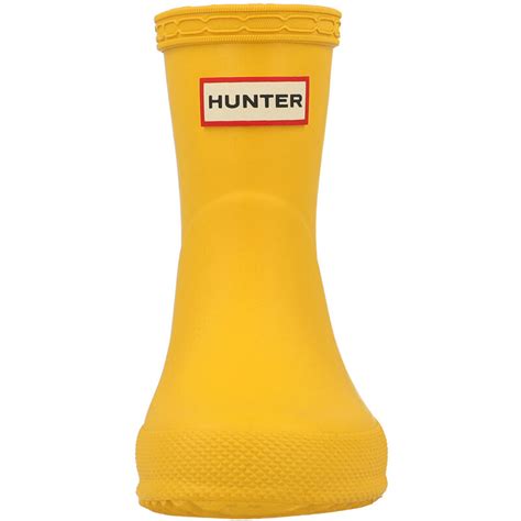 Hunter Kids First Classic Yellow Rubber Wellingtons Boots Awesome Shoes