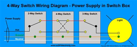 Four Way Switch Wiring Schematic