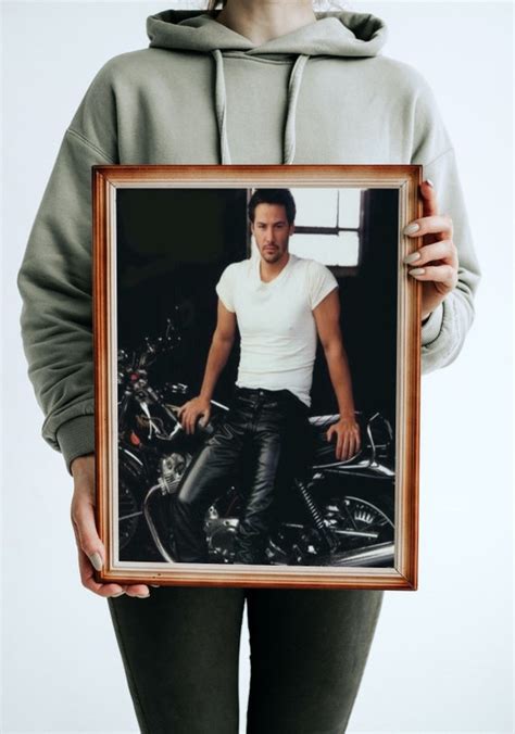 Keanu Reeves Classic Man Poster Seductive Model Handsome Etsy