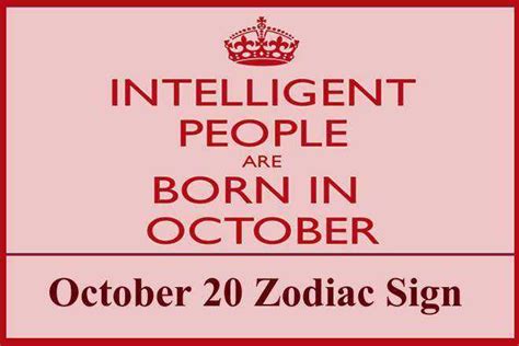 October 20 Zodiac Sign October 20th Zodiac Personality Love The