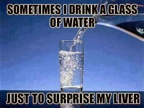 Hah Water Drinking Water Haha Funny Funny Pictures