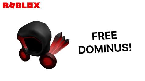 How To Get A Free Dominus On Roblox Youtube