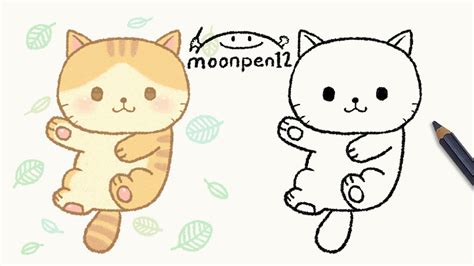 꾸물꾸물 아기 고양이 그림 그리기 Youtube