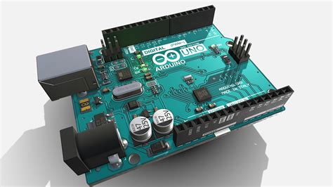 Arduino Uno Rev3 Smd Version Buy Royalty Free 3d Model By F2a Fa