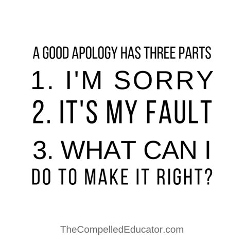 The Compelled Educator Stay Away From The Non Apology Apology