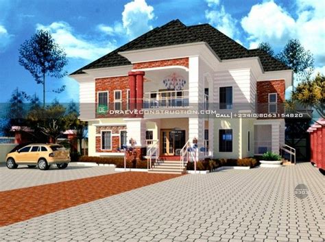 Bungalow With Penthouse Building Plan Designs In Nigeria Draeve Home