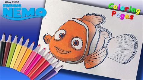 finding nemo coloring book   coloring nemo coloring pages  kids youtube
