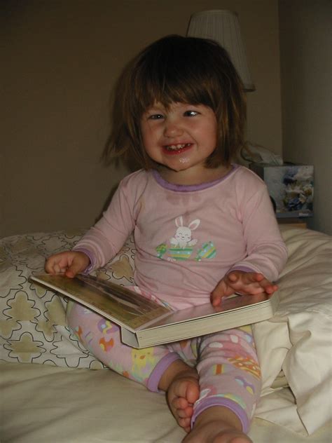 Harper Likes A Book First Thing In The Morning Peanutmom1 Flickr