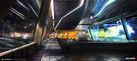 Artstation Mass Effect 3 Citadel Shops