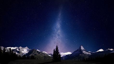 3840x2160 Swiss Alps Night 4k Hd 4k Wallpapers Images Backgrounds