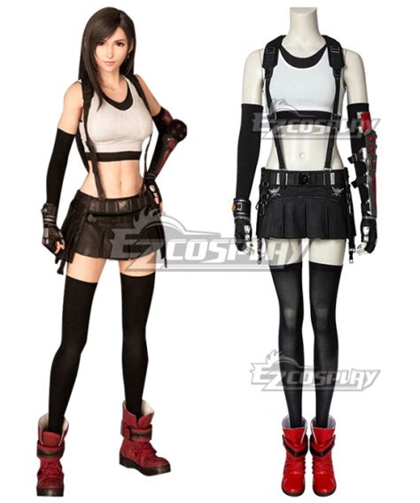 Game Final Fantasy Vii Remake Tifa Lockhart Cosplay Halloween Outfit Costume Costumes