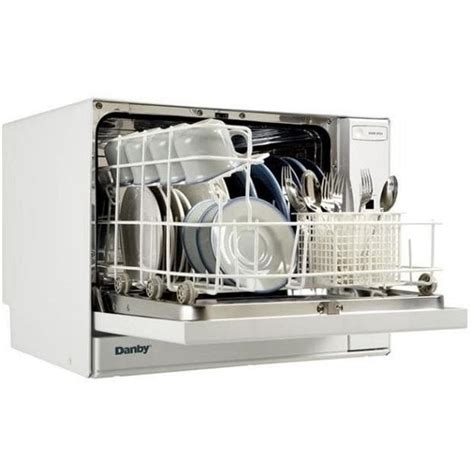 Danby Ddw497w Portable Countertop Dishwasher White Home Appliance