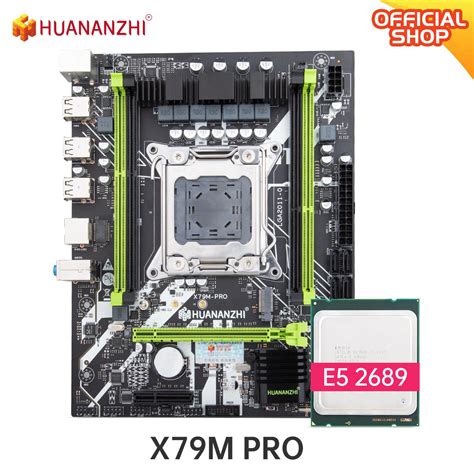 Huananzhi X79 M Pro Lga 2011 Xeon X79 Placa Mãe Com Intel E5 2689 Conjunto De Kit Combinação