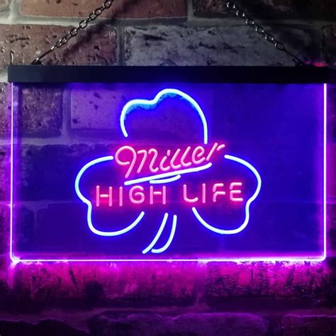 Miller High Life 4 Led Neon Sign Neon Sign Led Sign Shop Whats