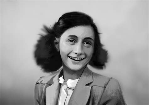Artstation Anne Frank Portrait Jian Shi