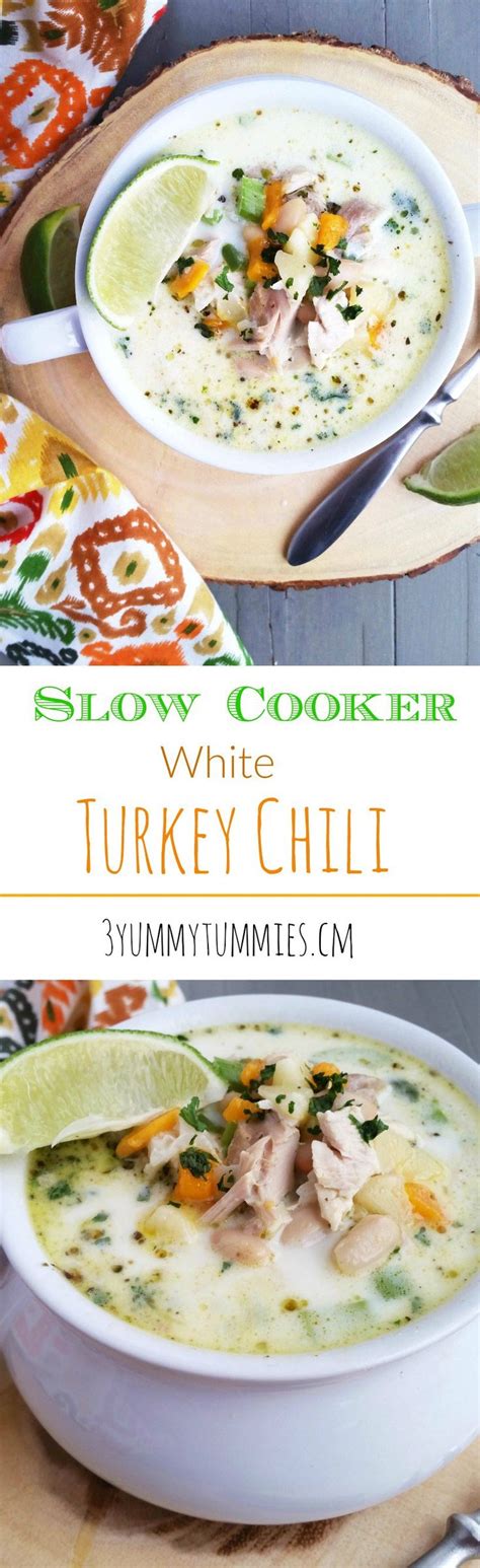 Slow Cooker White Turkey Chili Stew Recipes Slow Cooker Soup Recipes