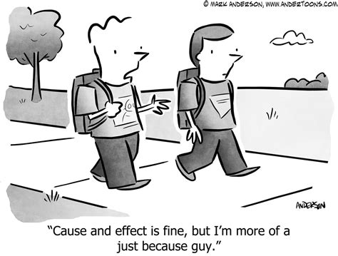 Cause And Effect Cartoon Image