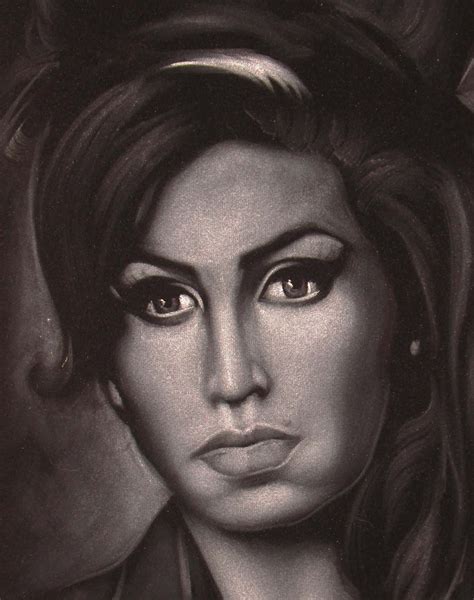 Art Collectibles Original Oil Portrait Painting Amy Winehouse