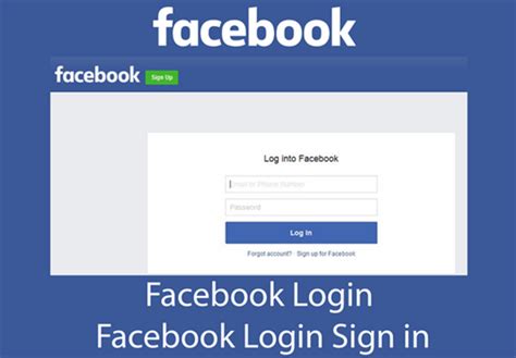 Facebook Log In Account Sign In Facebook Log Into Facebook