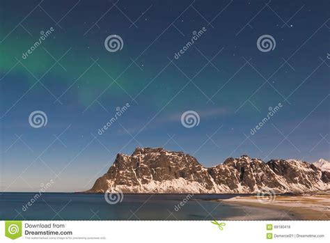 Utakleiv Beach Lofoten Islands Norway Stock Photo Image Of Island
