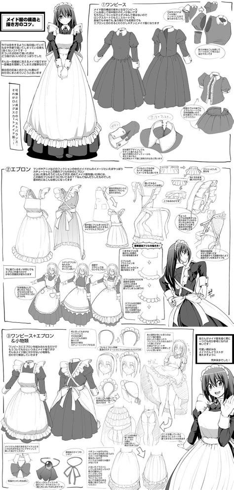 Maid Outfit Drawing Reference ~ Anime Maid Outfit Drawing Idalias Salon Bocadowasubo
