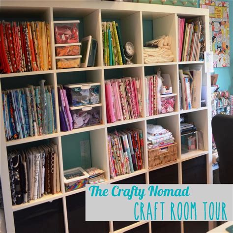 Yep, you get to see. The Crafty Nomad: Craft Room Tour