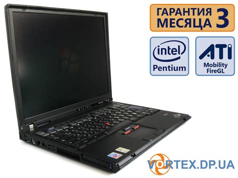 Ноутбук Ibm Thinkpad T43 Intel Pentium M 20ghz