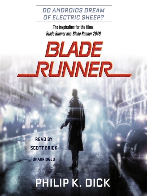 Best Books Blade Runner Based On The Novel Do Androids Dream Of